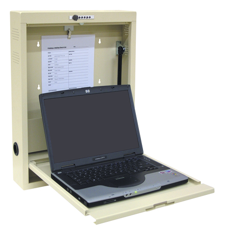 OMNIMED Laptop Floating Wall Desk/Workstation (23.75" H X 18" W X 4"D) 291559